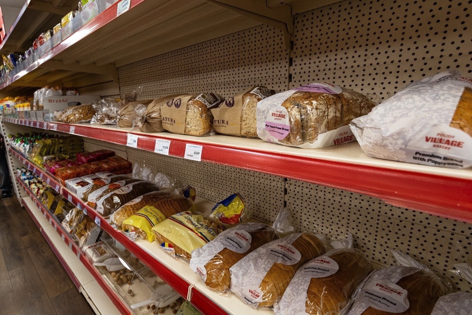 Traditional Polish loaves and rye bread